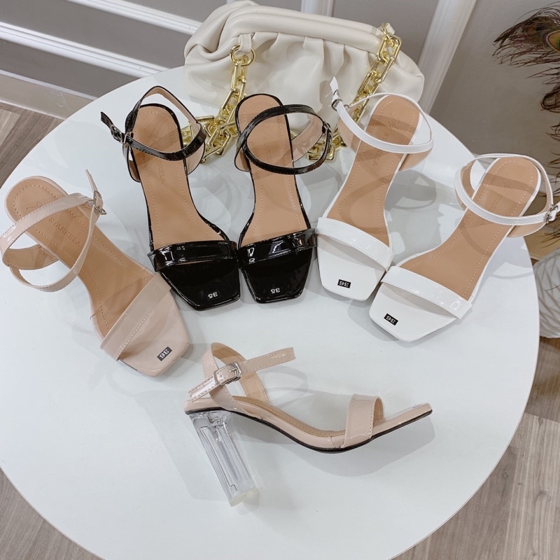 HÀNG VỀ CÓ SẴN!!!Sandal quai ngang gót mika 5cm và 9cm