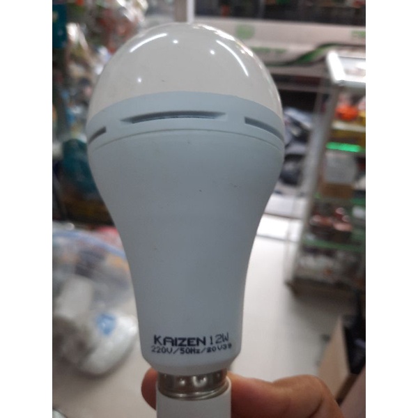 Bóng đèn led bulb tích điện Kaizen 12w, 20w.