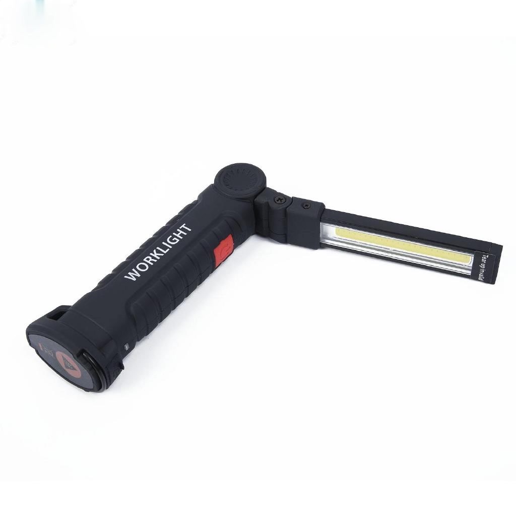 Đèn pin COB đế nam châm chống thấm nước cấp độ IP65 xoay 360 độ tiện lợi