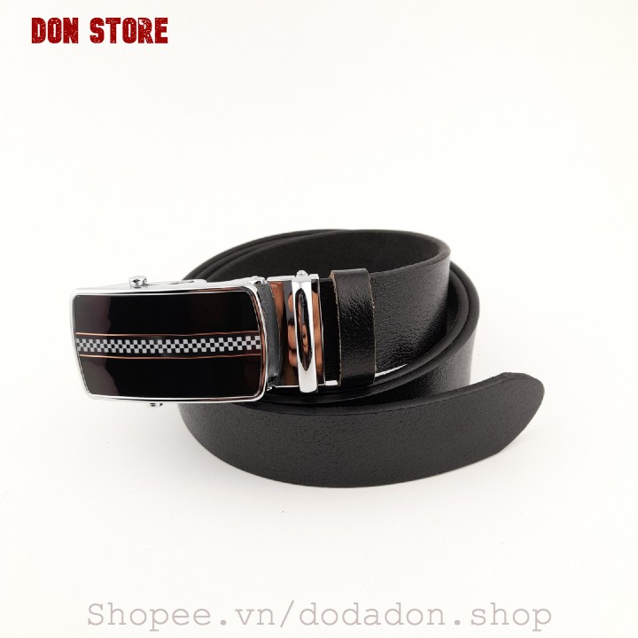 Thắt Lưng Nam Chất Liệu Da Bò Thật 100%. Đầu Khóa Lăn Thời Trang Thép Không Gỉ Dày Dặn, Bền Bỉ (BH 12 Tháng)