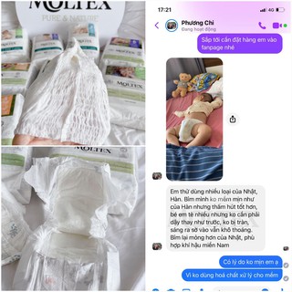 Bỉm/Tã quần Moltex Midi Size (cho bé 9-14kg) 20 miếng