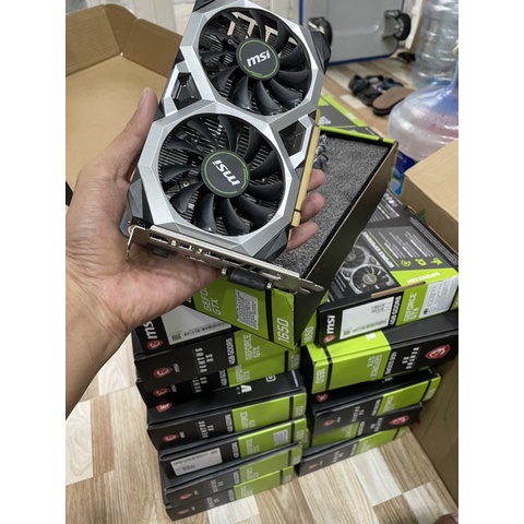 CARD MÀN HÌNH VGA MSI GTX1650 4G XS VENTUS NEW BOX - 2ND CBH chính hãng 2/2022 No box