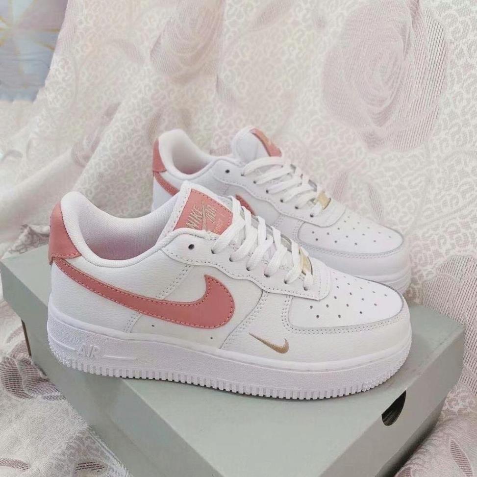 Giày thể thao AF1 Hồng essental Rust Pink Nữ cổ thấp hot trend 2022 đế cao su cao cấp tôn dáng FullBoxBill