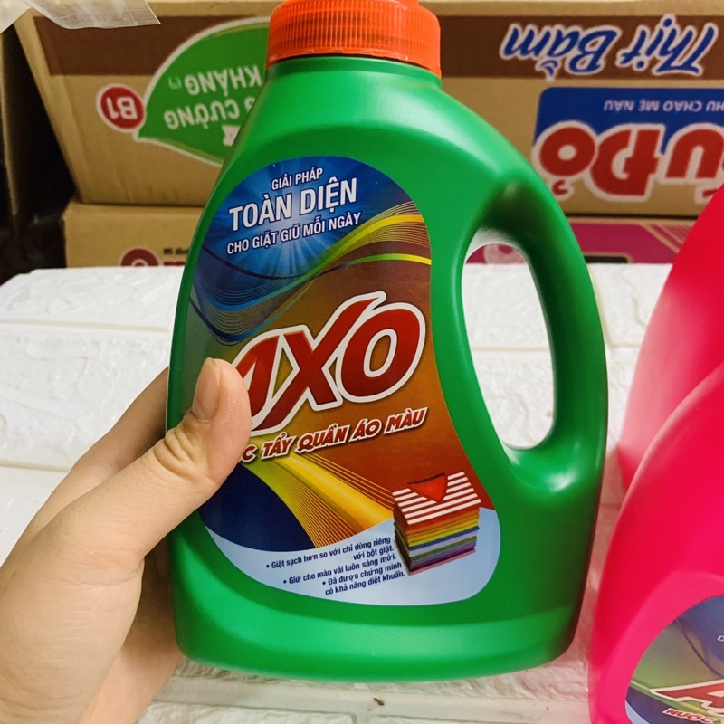 Nước Tẩy Quần Áo Màu AXO 400ml/800ml, tẩy sạch mà không làm phai màu quần áo