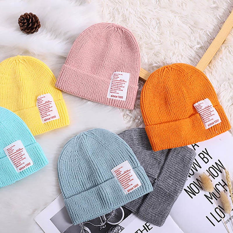Mũ beanie Cotton Mềm Mại Giữ Ấm Cho Bé
