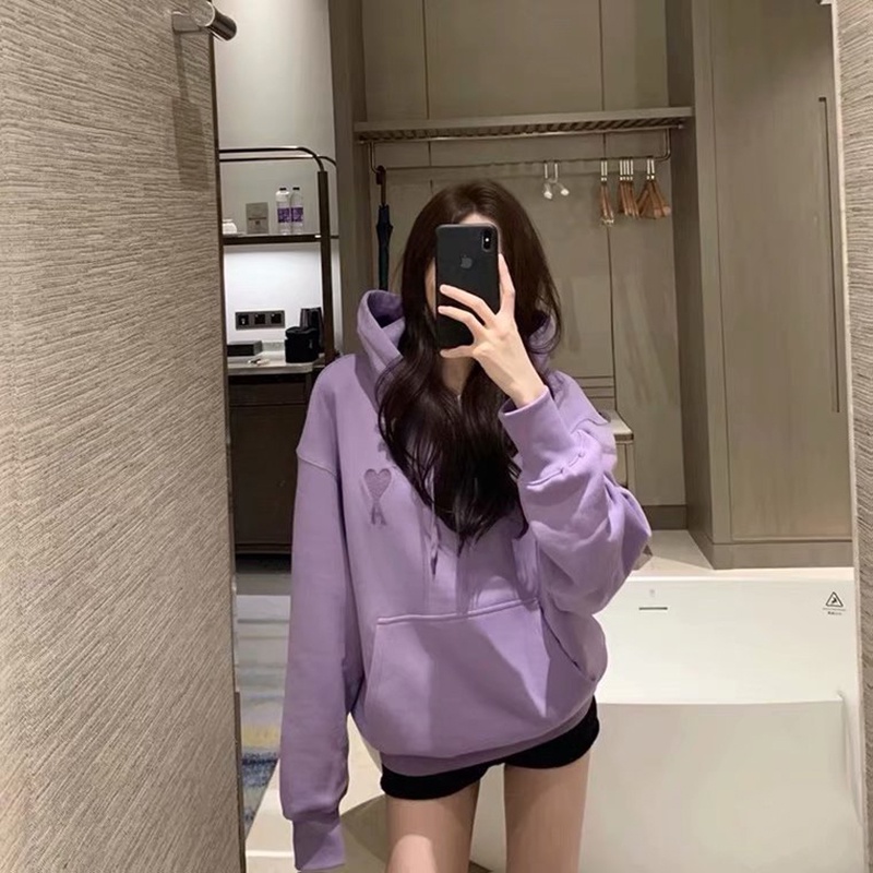 Áo hoodie nữ IELGY thiết kế thời trang thêu hình trái tim