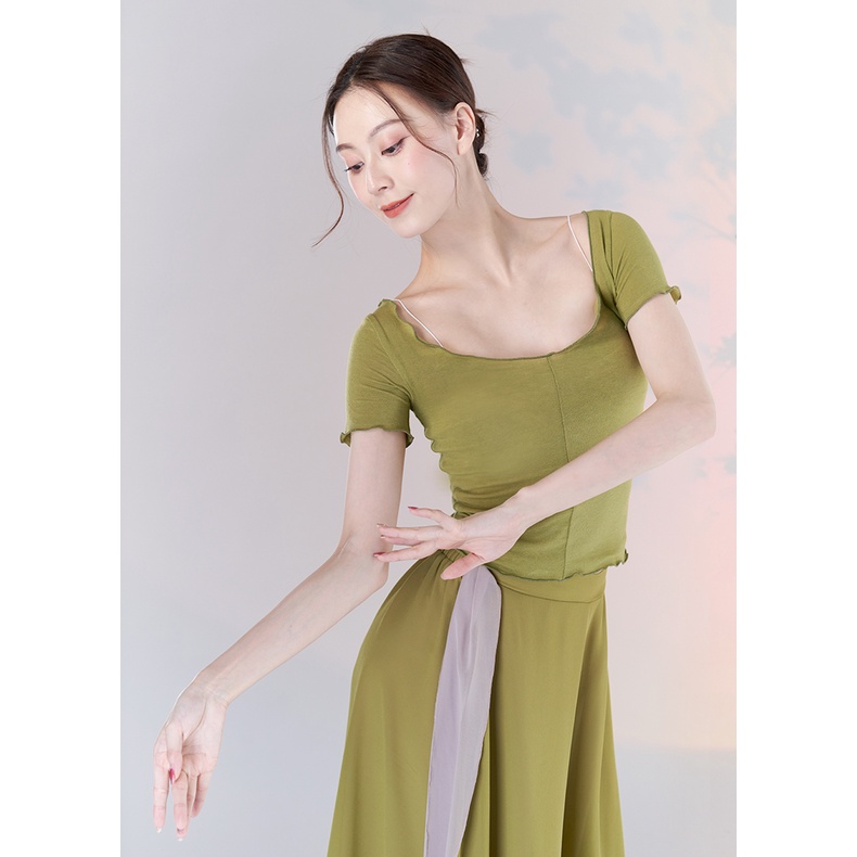 Bộ Trang Phục Múa Ba Lê Ngắn Tay Phong Cách Cổ Điển