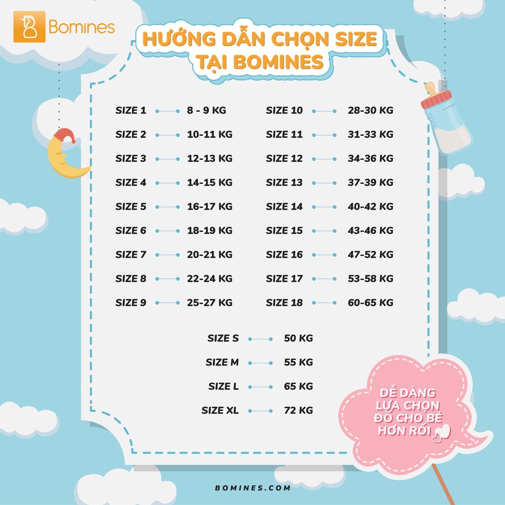 Set 3 quần chip đùi bé gái BOMINES vải cotton thoáng mát