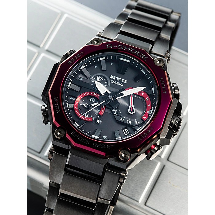 Đồng Hồ Casio Nam Dây Thép Không Ghỉ GSHOCK MTG-B2000BD-1A4DR Chính Hãng