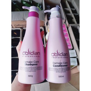 (Chính Hãng Giá Sỉ) DẦU GỘI XẢ TÁI TẠO TÓC OBSIDIAN HÀN QUỐC 580ML X 2