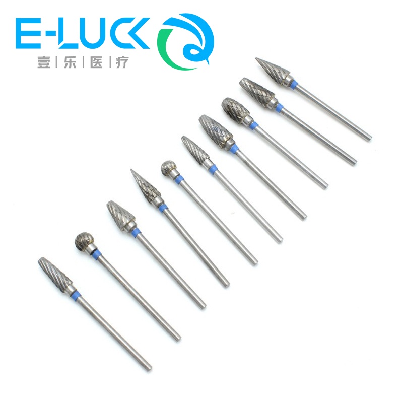 Bộ 10 Mũi Khoan Nha Khoa Bằng Thép Tungsten 2.35mm D1.5-D06