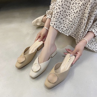 Giày sục da mềm 2p-Bunny Shoes
