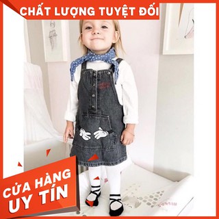 [THANH LÍ GIÁ NHẬP] Váy yếm bò hoạ tiết Mickey bé gái