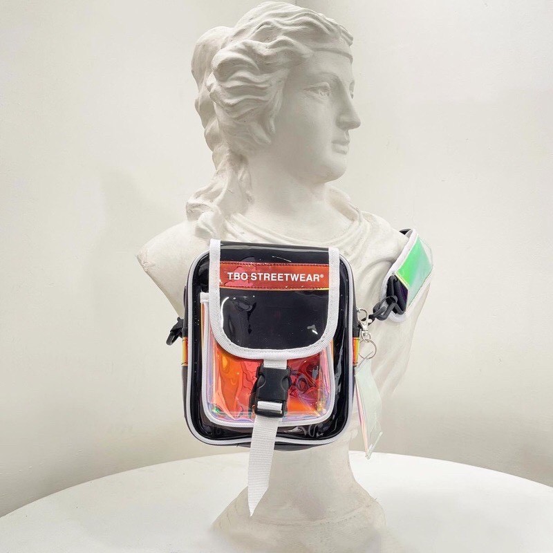 Túi Đeo Chéo TBO HOLOGRAM Mini Bag Tặng [  Card Holder ( Túi đựng Thẻ ) + Full tag TiBI + Giấy Thơm ]