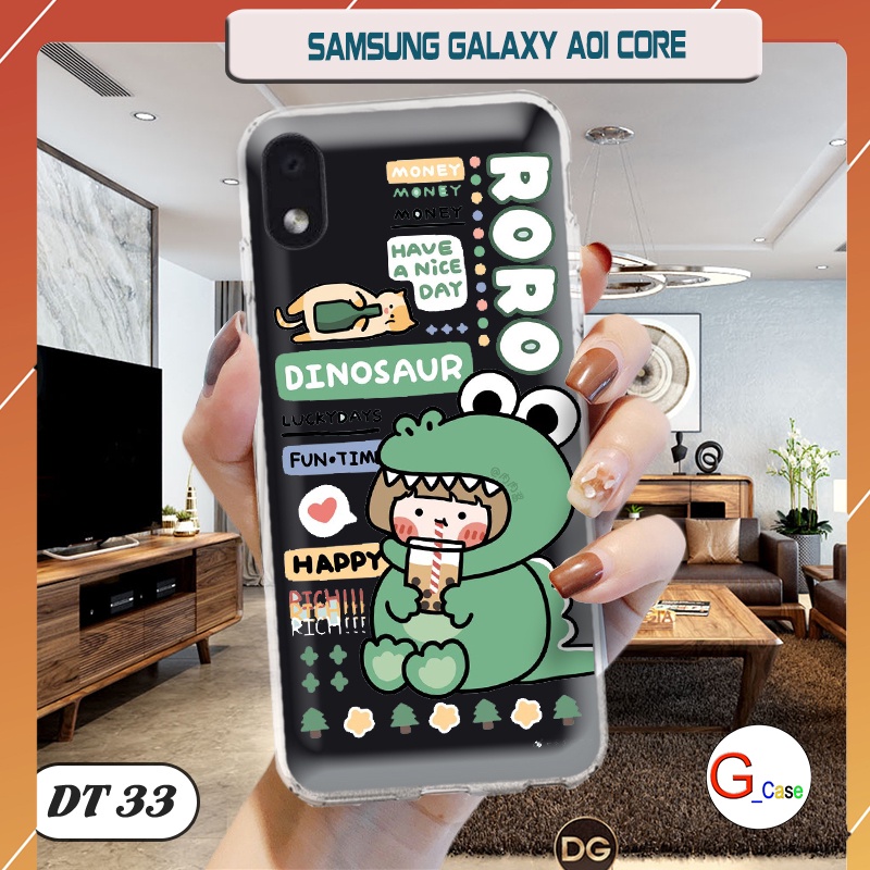 Ốp lưng điện thoại Samsung Galaxy A01 Core - Dẻo in hình