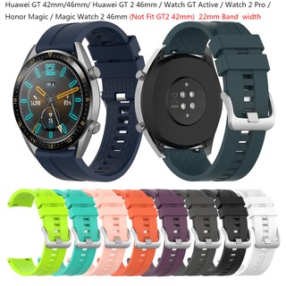 Dây Đeo Silicon Thiết Kế Nhiều Lỗ Thời Trang Cho Huawei Gt 2 46mm / Watch Gt Active / Watch 2 Pro / Honor Magic 2 46mm