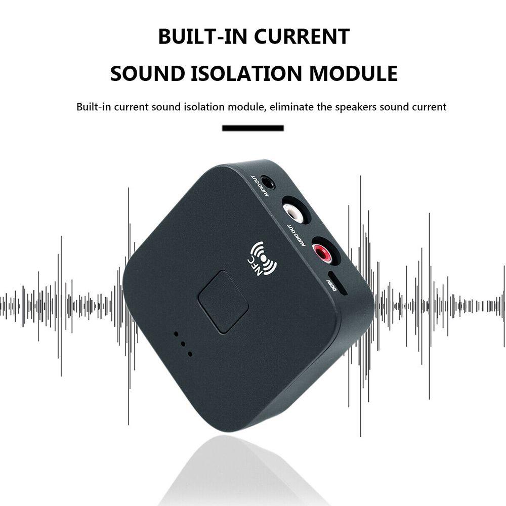 BEBETTERM Cáp Âm Thanh Bluetooth 5.0 AUX NFC Cho TV Xe Hơi Giắc Cắm 3.5mm