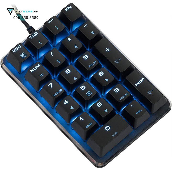 Bàn phím cơ Magicforce Numpad 21, gateron switch, có led | BigBuy360 - bigbuy360.vn