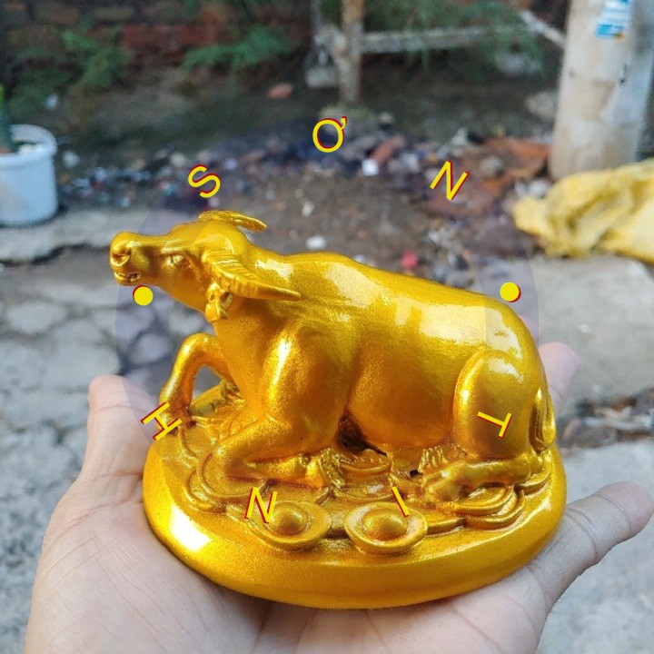 Sơn xịt mạ màu vàng GOLD KT183 Bosny - vàng 24k Nhập khẩu Thái Lan