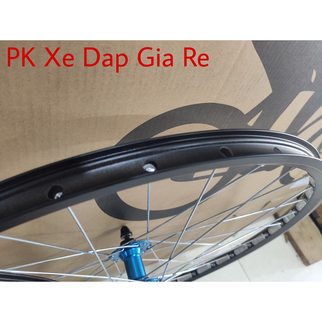 Bộ vành xe đạp thể thao 26 inch đan sẵn Moayo líp thả, phanh đĩa, Vành đan sẵn 26 inch - PK Xe Dap Gia Re