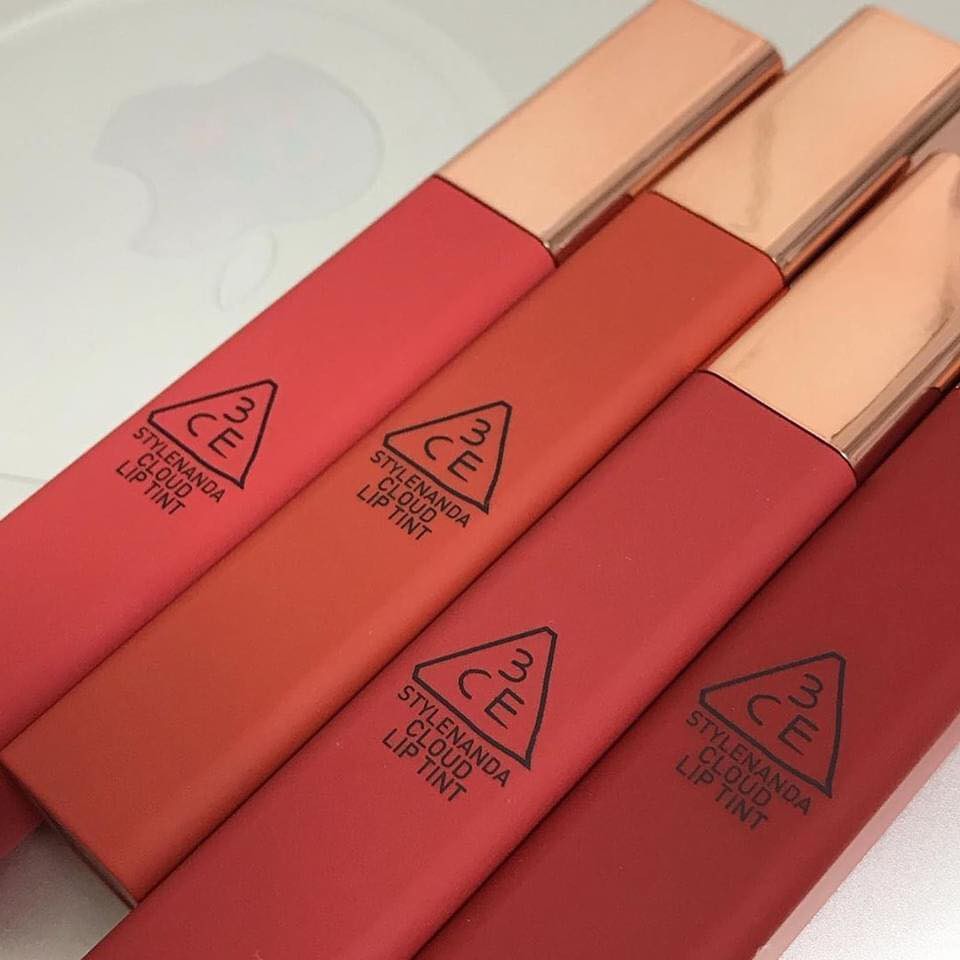 Son 3CE cloud lip tint macaron red (màu đỏ tươi)