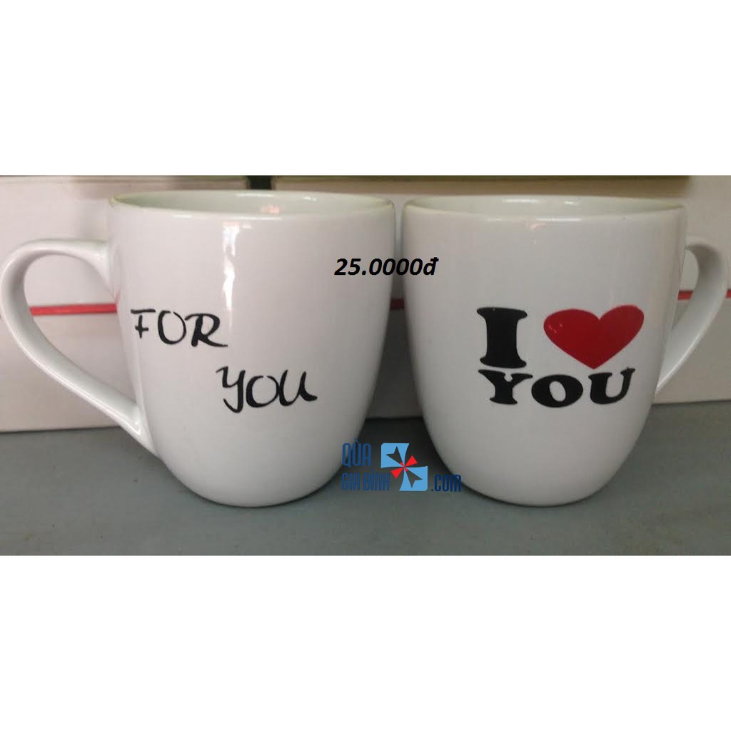 BỘ 2 CỐC I LOVE YOU