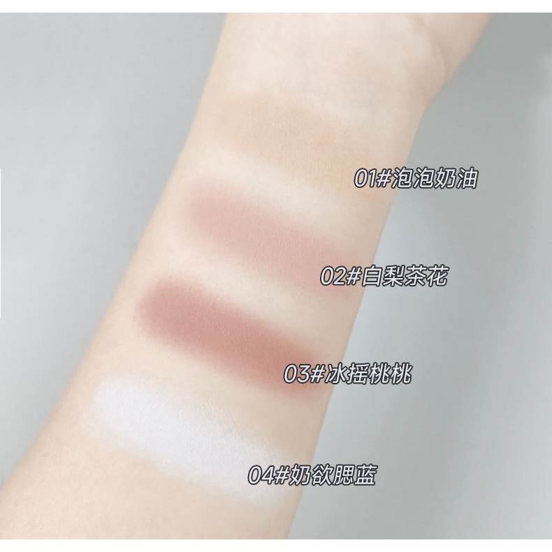 Kakashow Bảng Phấn Má Hồng Màu Hồng Sáng Tự Nhiên Lâu Trôi