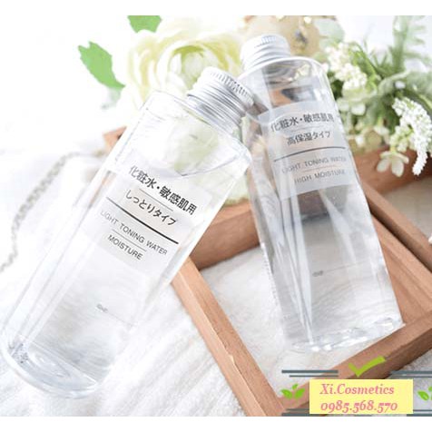 Nước Hoa Hồng Muji Light Toning Water 200ml