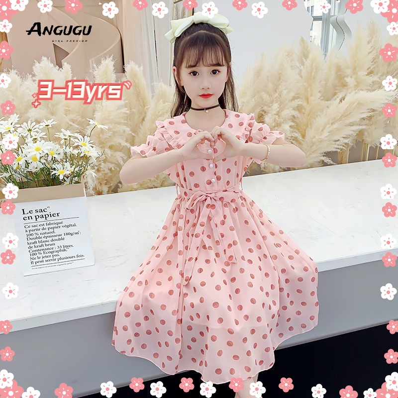 Đầm Công Chúa Thời Trang Hàn Quốc Cho Bé Gái Từ 3 Đến 4 Đến 5-6 Đến 7 Đến 8 Đến 9-10 Đến 11-12 Tuổi