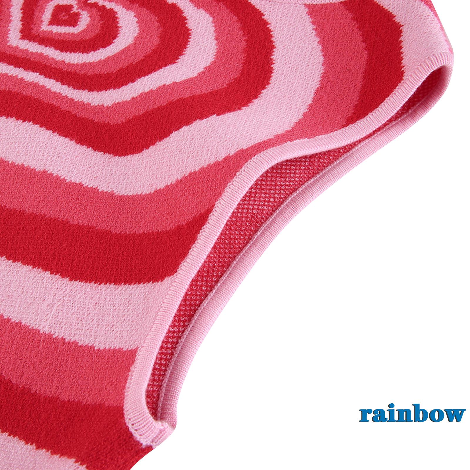 Áo Len Cổ Lọ Không Tay Họa Tiết Trái Tim Thời Trang Cho Nữ | BigBuy360 - bigbuy360.vn