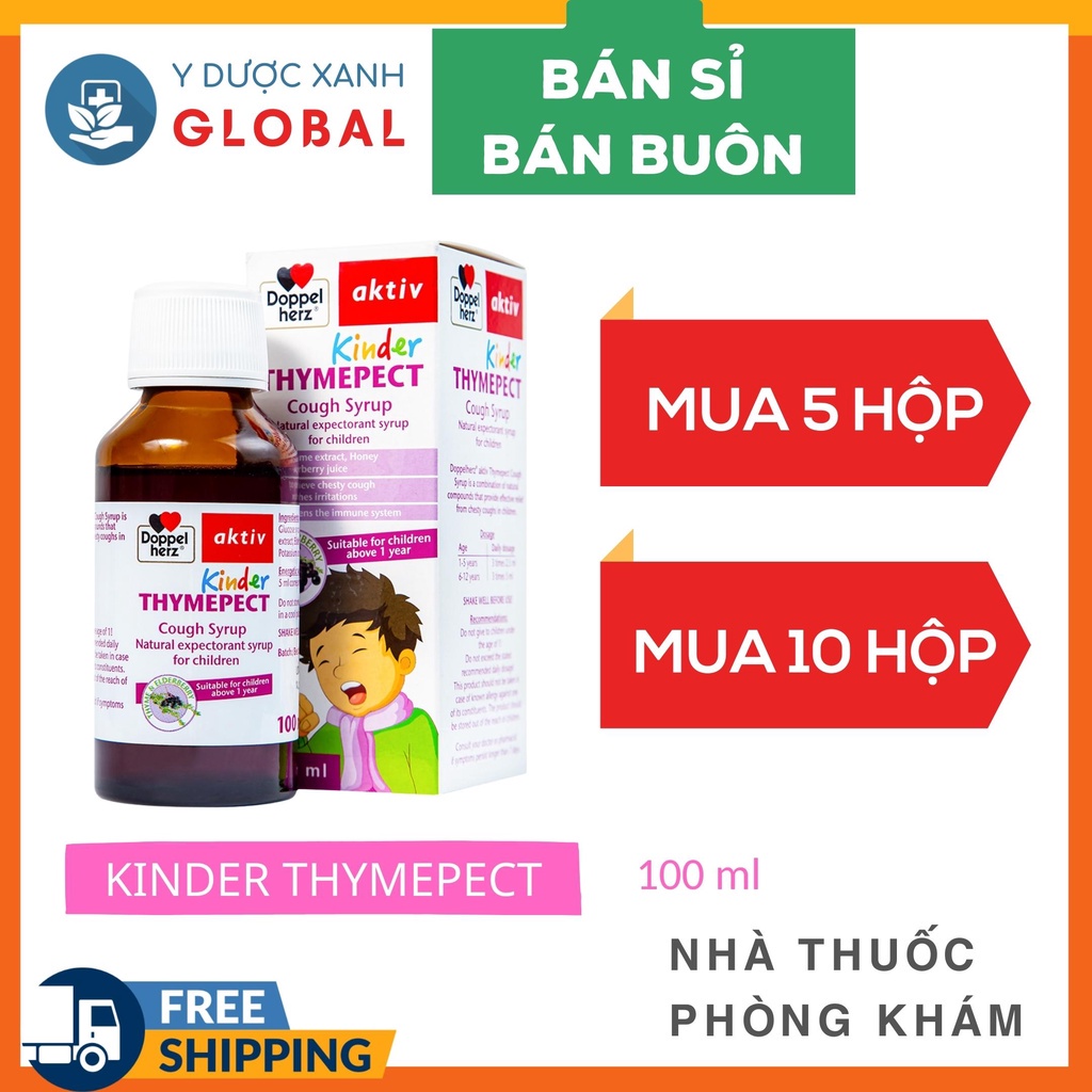 Siro Tiêu Đờm Giảm Ho Cho Bé KINDER THYMEPECT của Đức - Y Dược Xanh