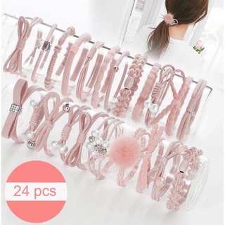 Dây cột tóc co giãn dễ thương phong cách Hàn Quốc