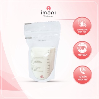Túi trữ sữa 230ml IMANI túi zip trữ sữa an toàn tuyệt đối cho bé