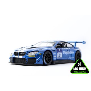 Mô hình xe bmw m6 gt3 1:24