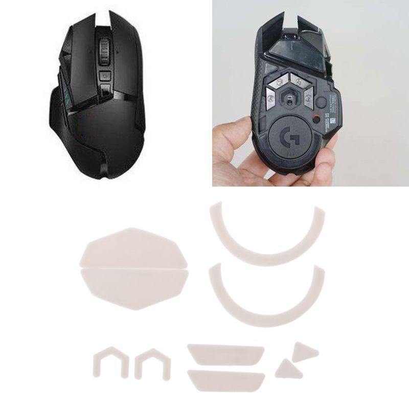 Bộ 2 Miếng Lót Chuột Không Dây Chơi Game G502 HERO Màu Trắng