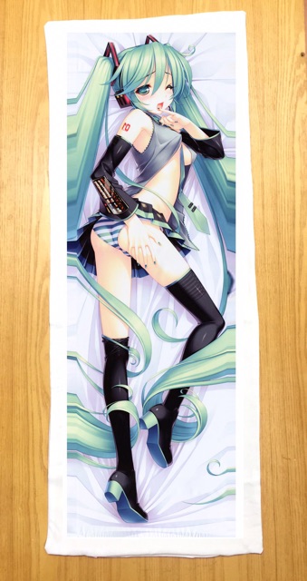 Gối ôm hatsune miku dài 1m x 40cm ruột bông hàn quốc