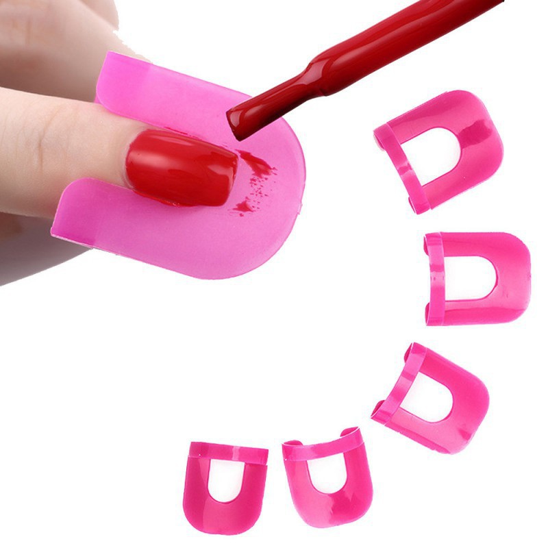 26 Dụng Cụ Hỗ Trợ Sơn Móng Chống Tràn Bằng Silicon