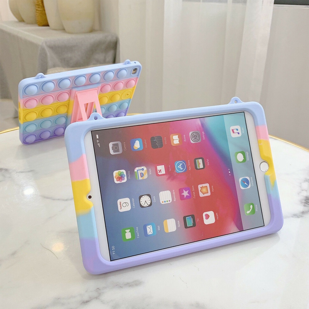 Ốp máy tính bảng cao su thích hợp cho Ipad Pro 11 2021 8th 7th 6th Gen Air 1 2 3 4 Mini 5
