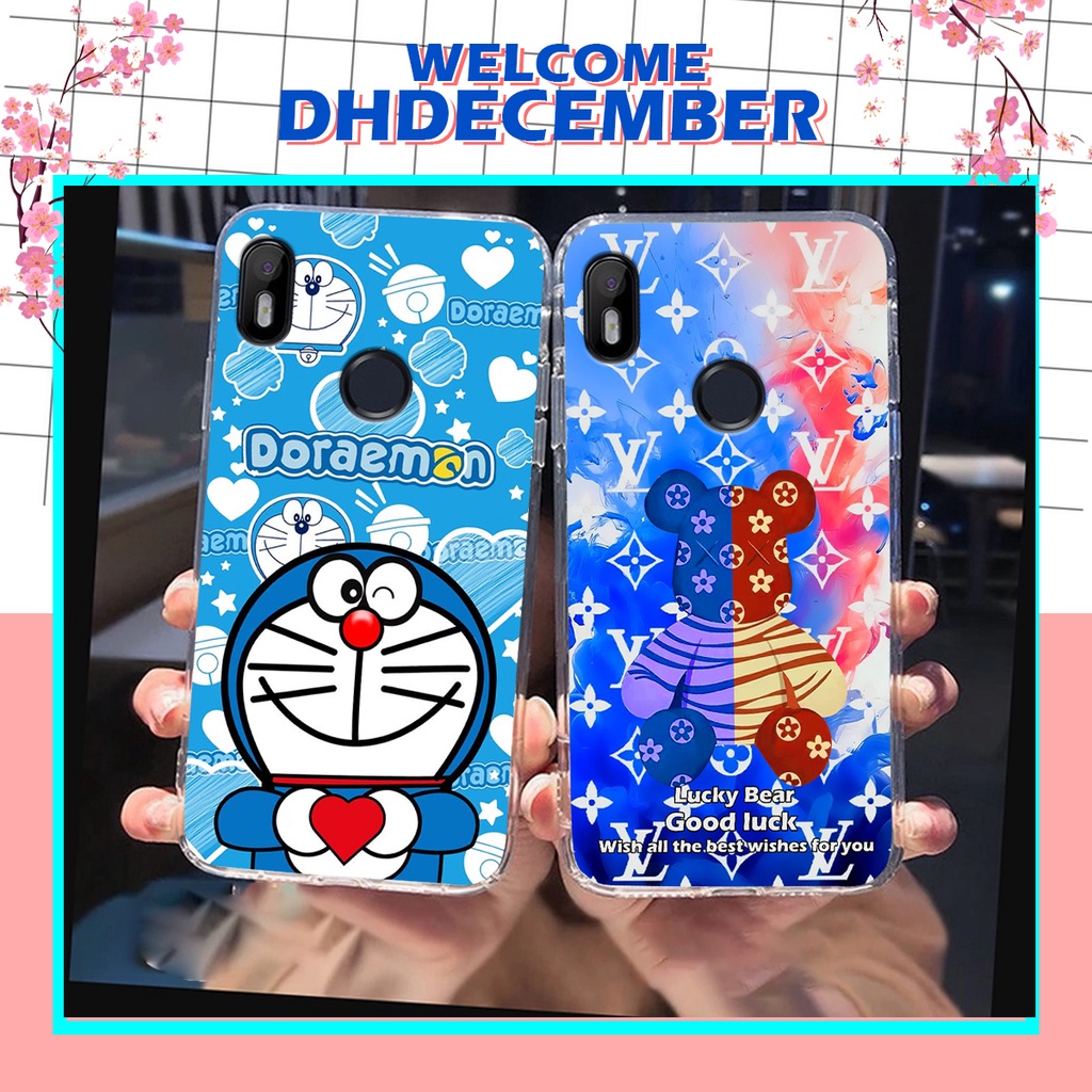 Ốp lưng Vsmart JOY 1 in hình gấu K@ws, gấu nâu, dor@emon RẺ- ĐẸP- BỀN