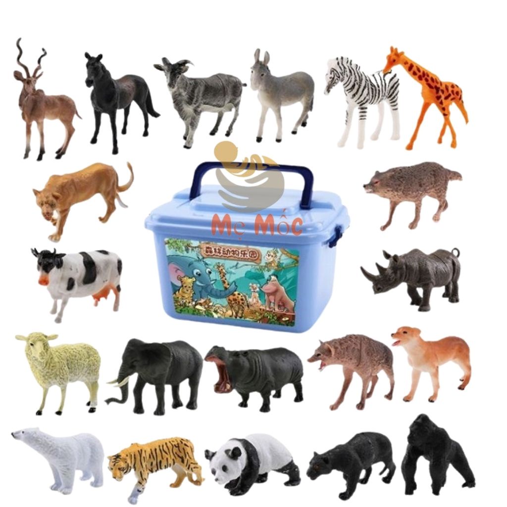 Đồ Chơi Trẻ Em Mô Hình 58 Động Vật Hoang Dã Giúp Con Phát Triển Trí Tuệ, Tư Duy, Shop Mẹ Mốc ,DV58