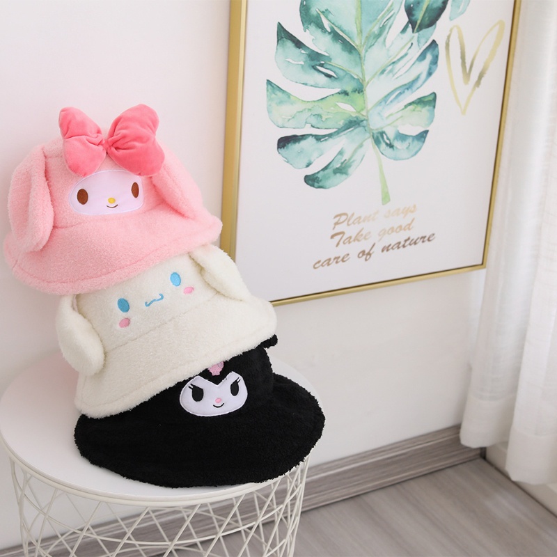 Mũ Tai Bèo Phủ Lông Tai Thỏ Chống Gió Có Thể Điều Chỉnh Kích Cỡ Cho Nữ