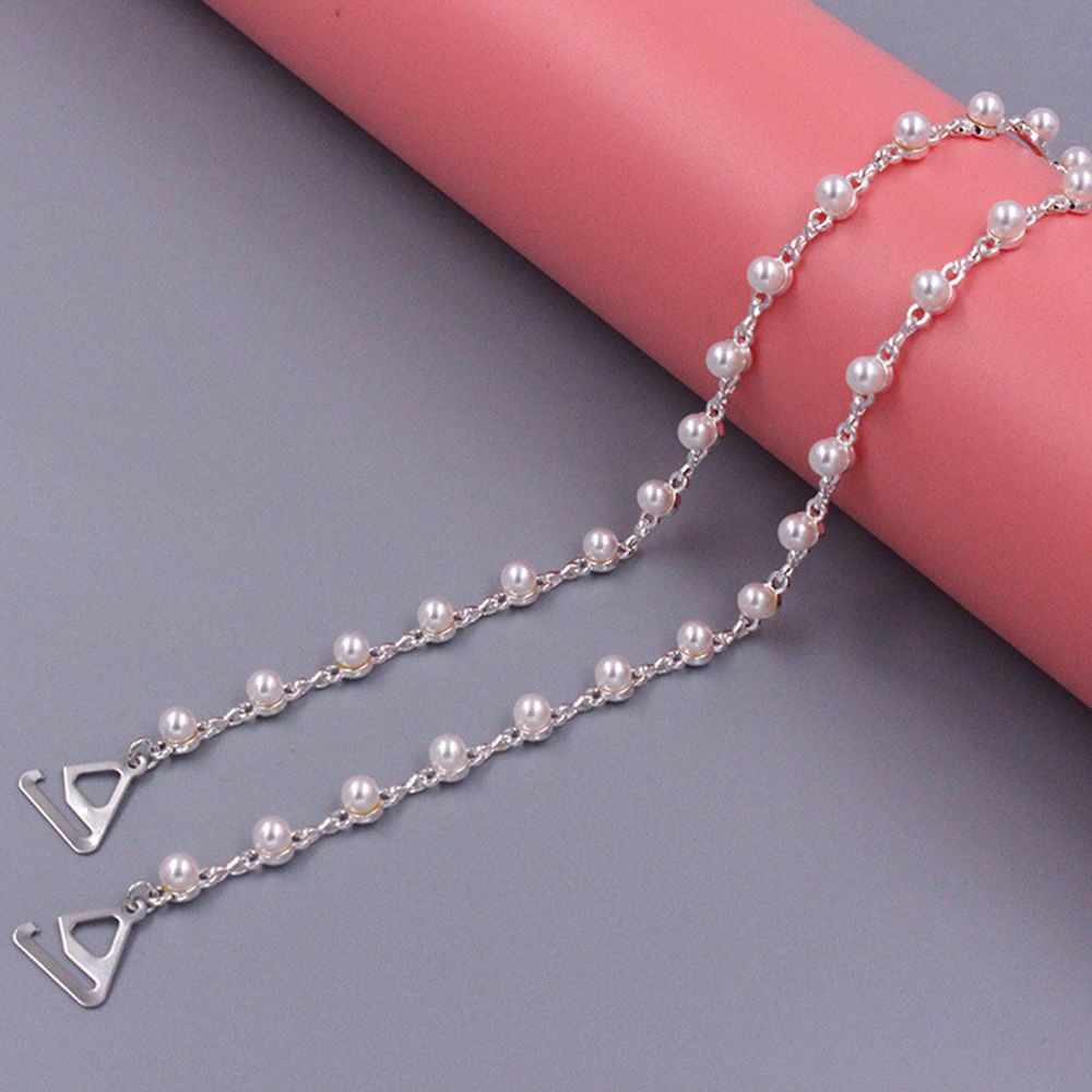 Dây đeo trang trí áo ngực đính ngọc trai nhân tạo có thể điều chỉnh