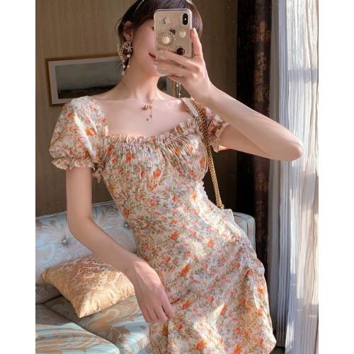 Đầm nữ hoa nhí, đầm nữ dáng dài kiểu dáng vintage, phong cách mùa hè tươi trẻ, hàng đủ size | BigBuy360 - bigbuy360.vn