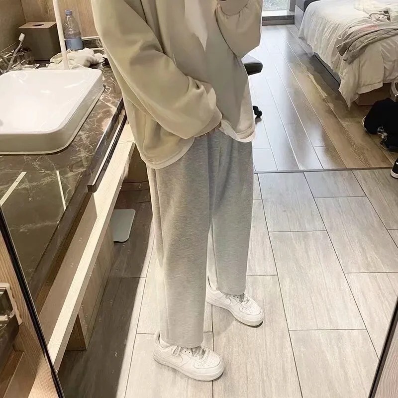 Quần thể thao dáng dài ống rộng thời trang năng động 2021 size S-3Xl cho nam