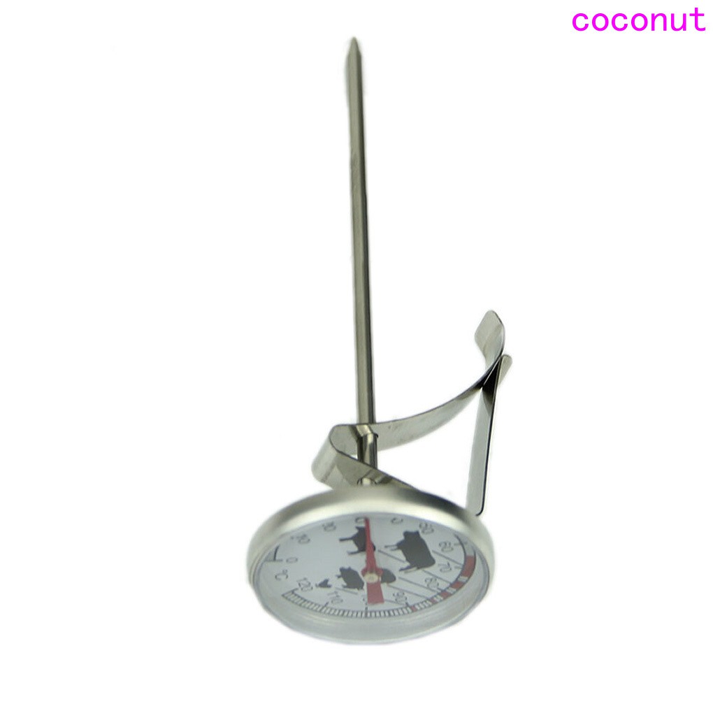 Nhiệt kế đo thịt BBQ nhanh chóng phạm vi 0-120℃ bằng kim loại tiện lợi