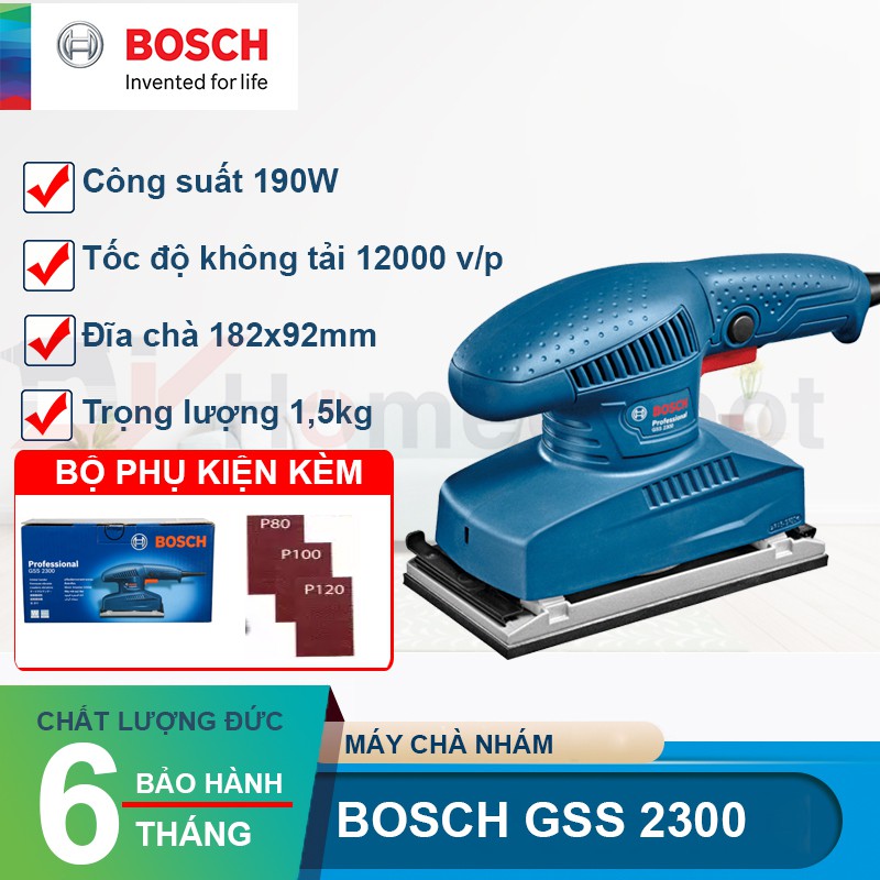 Máy chà nhám rung BOSCH GSS 2300