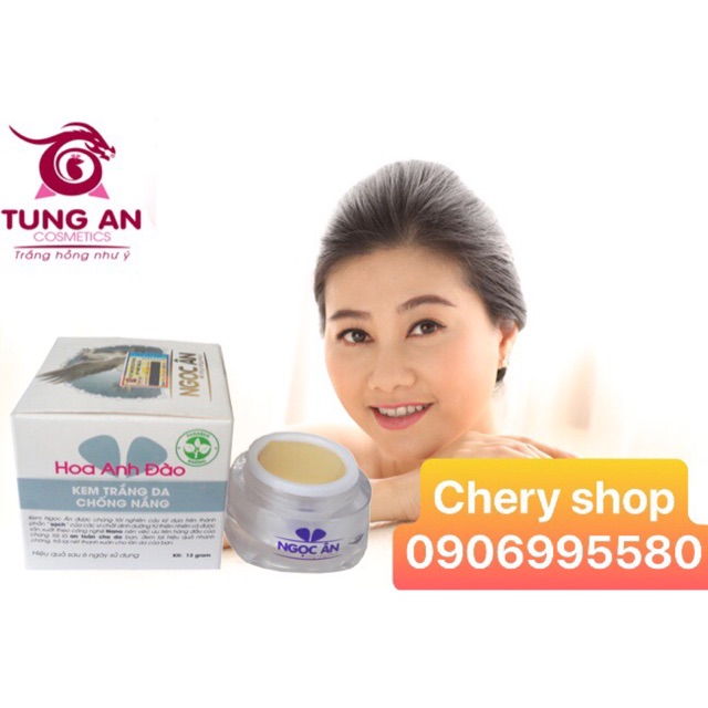 Kem Ngọc ân dưỡng trắng da chống nắng (12g) đủ giấy