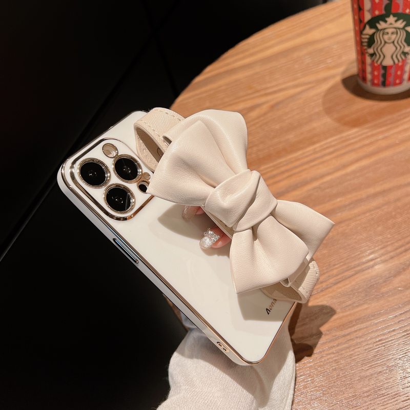 Ốp Điện Thoại Da Chống Sốc Có Vòng Đeo Tay Sang Trọng Cho iphone 15 14 13 12 11 pro max x xr xs max 7 8 plus