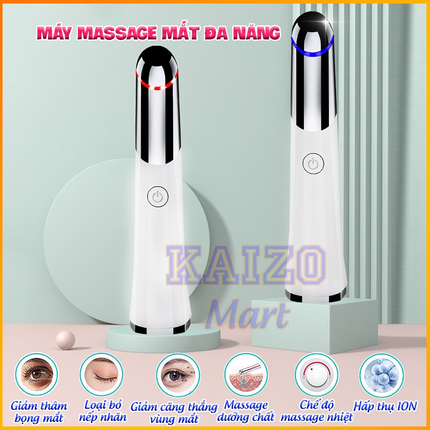 Máy massage mắt đa năng chống lão hóa tăng cường hấp thu tinh chất Kaizo Mart | BH 3 tháng