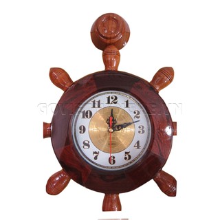 Mỏ Neo Tàu Gỗ Trang Trí 55cm - Có Đồng Hồ